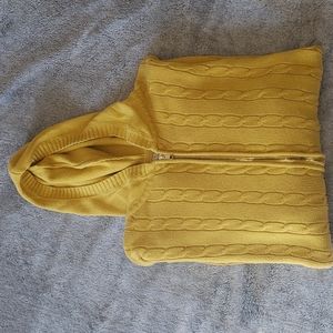 Woman Within Mustard Yellow Zip Hoodie 2X